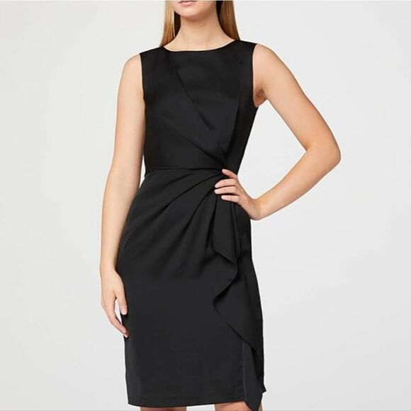 BRAND NEW SLEEVELESS DISABELL CRISSCROSS SILK LINED COCKTAIL DRESS - Picture 1 of 16
